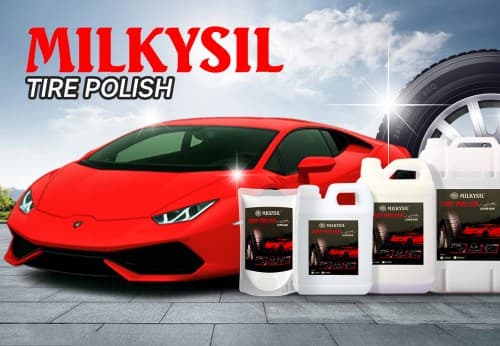 Milkysil Tire Polish: Semir Ban Mobil dan Motor Berkualitas Berbasis Silicone
