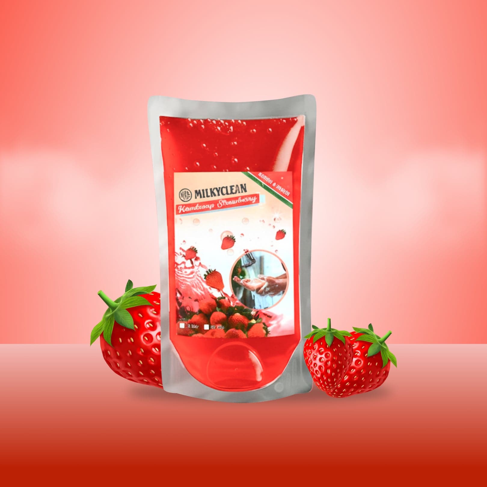 MILKYCLEAN HANDWASH STRAWBERRY