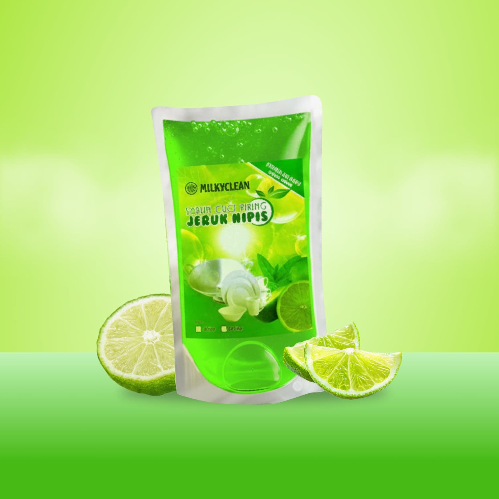 MILKYCLEAN DISHWASHING LIQUID LIME - 1